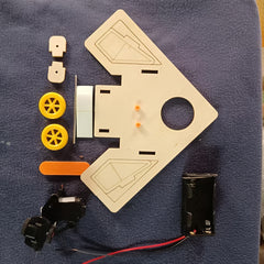 DIY Science Project: Car Avoids Obstacles Plane Model Toy