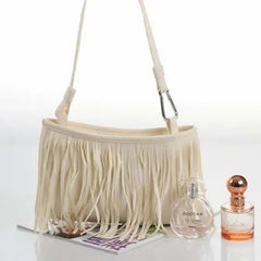Women Tassel Crossbody Bag with Tassel Detail