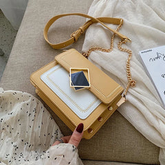 Small Square Bag Chain Shoulderbag for Women