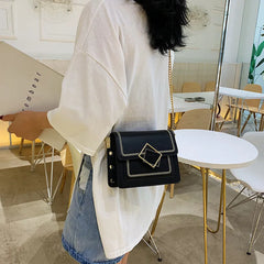 Small Square Bag Chain Shoulderbag for Women