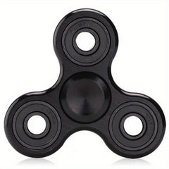 Aluminum Triangular Fidget Spinner Stress Relief Toy Orange