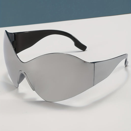 Men's Large Frame Cyberpunk Sunglasses Hot Girl Party Glasses