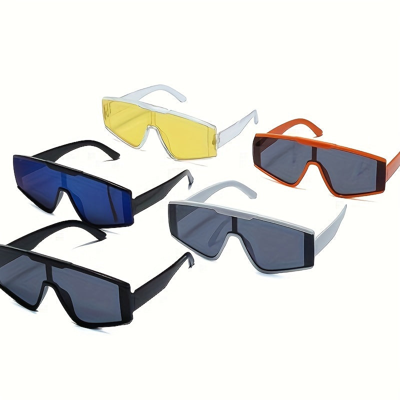 Y2K Oversized Sunglasses UV400 Sun Shades for Summer Party
