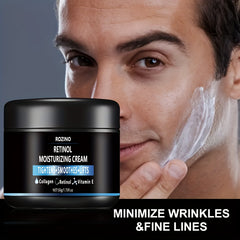 Men's Anti-Aging Retinol Cream for Wrinkle Reduction & Skin Vitality