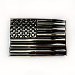 Vintage Flag Enamel Belt Buckle 1.57" Wide Jeans Accessory for Men