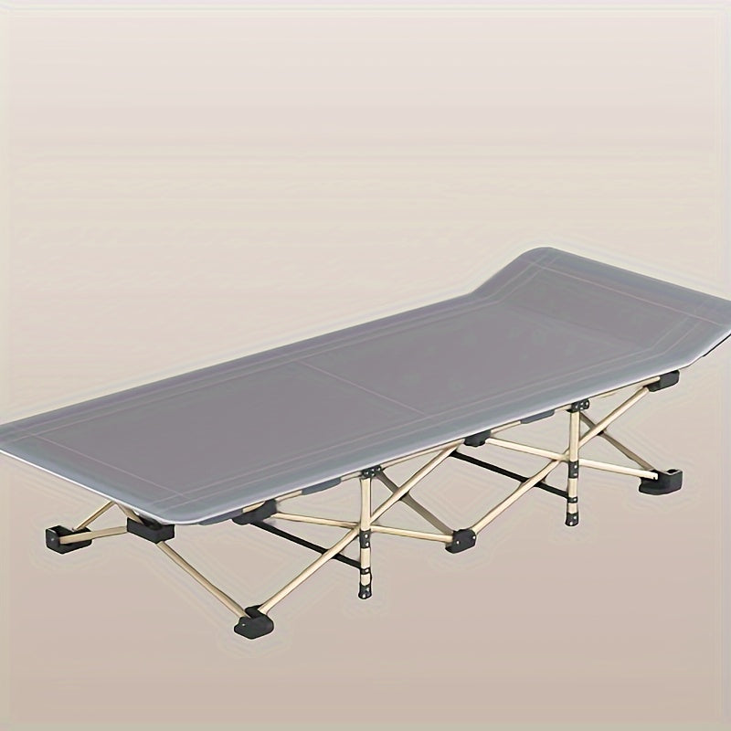Portable Folding Bed for Adults Camping Travel Office Naps Beach Vacations