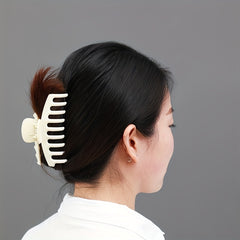 5pcs Solid Hair Claw Clip Strong Hold Grip Hair Jaw Clip Thick Hair Accessories