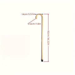 Wooden Walking Cane Lightweight Hiking Sticks Crutches for Men Women Elderly