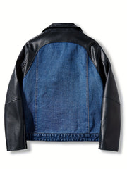 Men's Vintage Style PU Leather Jacket