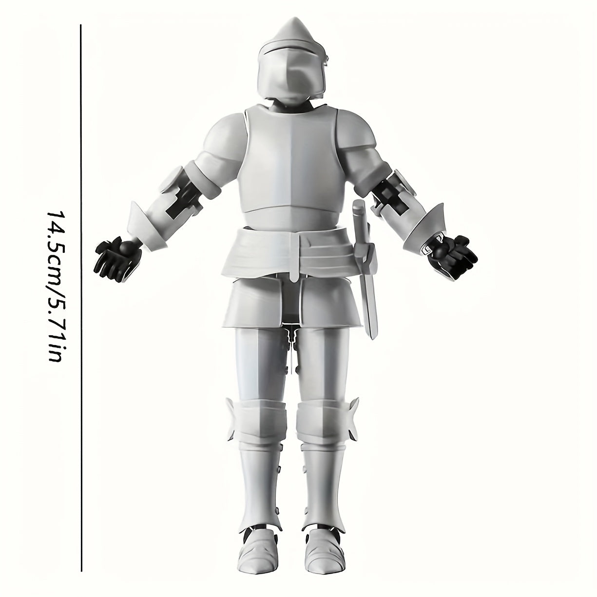 Mechanical Medieval Knight Toy Model Kit with Accessories