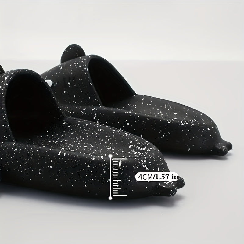 Adorable Shark Non Slip Platform Slides Soft Sole Cloud Slides