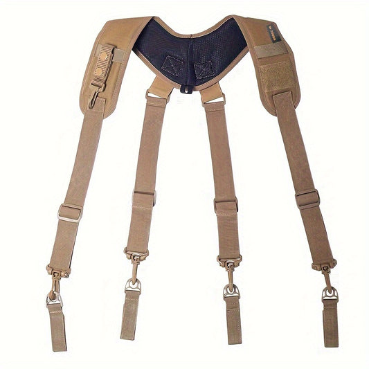 Men's Adjustable Tool Belt X Type Heavy Duty Work Suspenders