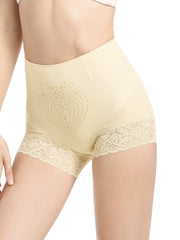 Lace Stitching Shaping Panties Tummy Control Compression Panties