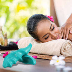 Thumb Massager Protector Set with Palm Sea Urchin Massage Tool - Green