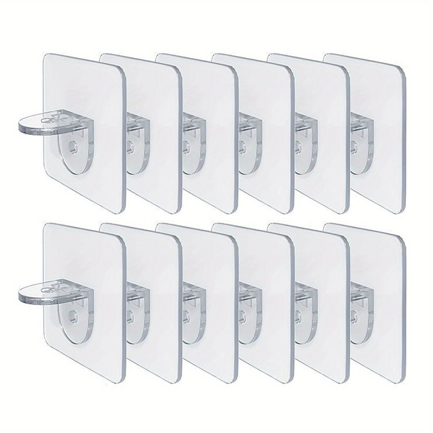 10pcs Partition Holder Shelves Clips for Kitchen Cabinet
