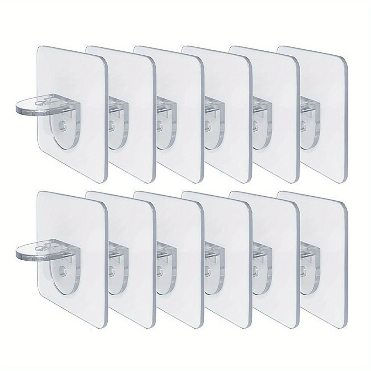 10pcs Partition Holder Shelves Clips for Kitchen Cabinet