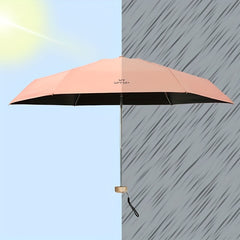 Mini Portable 5 Fold Sunshade Umbrella UV Protection Ultra Light Umbrella