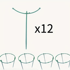 Plant Support Stakes Half Round Cage Holder for Flower Pot Climbing Trellis