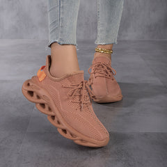Blade Type Solid Running Shoes - Shock Absorption & Non Slip Sneakers
