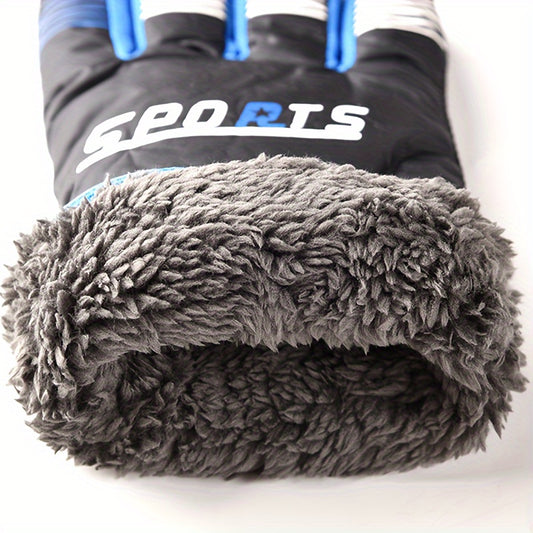 Winter Cycling Gloves with Warmth and Thickness