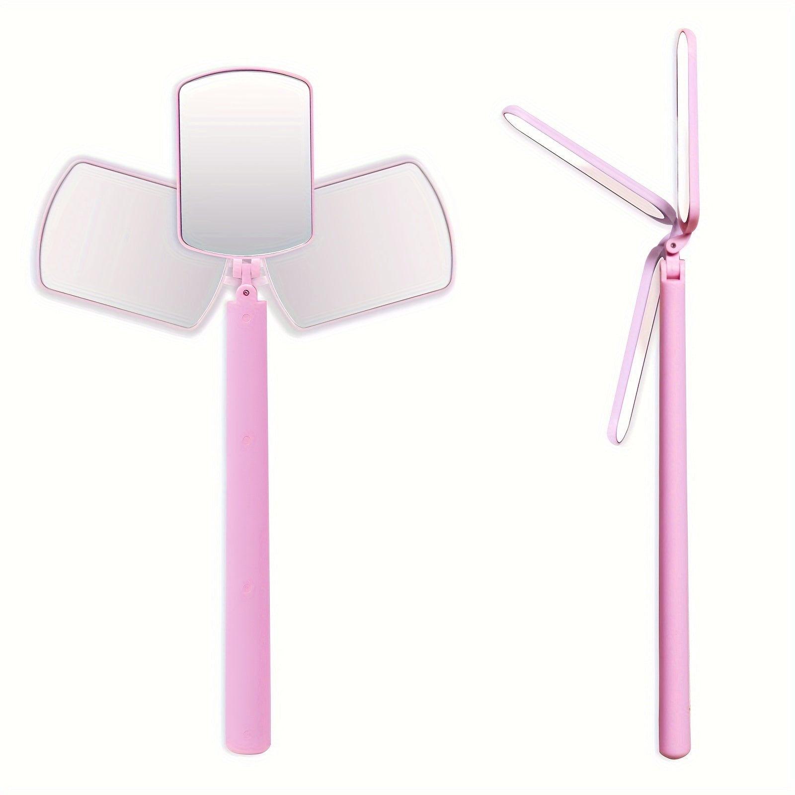 Large Folding Makeup Mirror Lightweight Eyelash Extension Checking Supplies