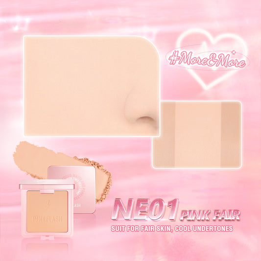 PINKFLASH Matte Powder Cake - High Coverage Lightweight