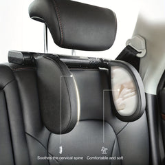 Car Seat Headrest Head and Neck Pillow 360 Adjustable Memory Foam Neck Pillow