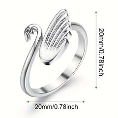 2pcs Adjustable Open Crochet Ring for Finger Knitting Tools