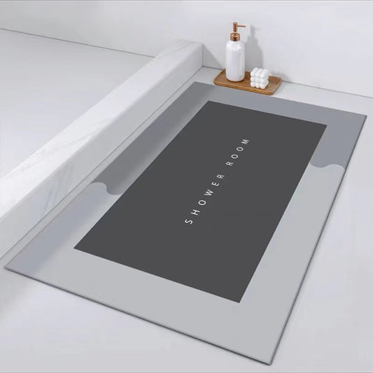 Absorbent Floor Mat Bathroom Anti Slip Bath Mats Microfiber Quick Dry