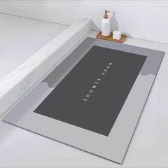 Absorbent Floor Mat Bathroom Anti Slip Bath Mats Microfiber Quick Dry
