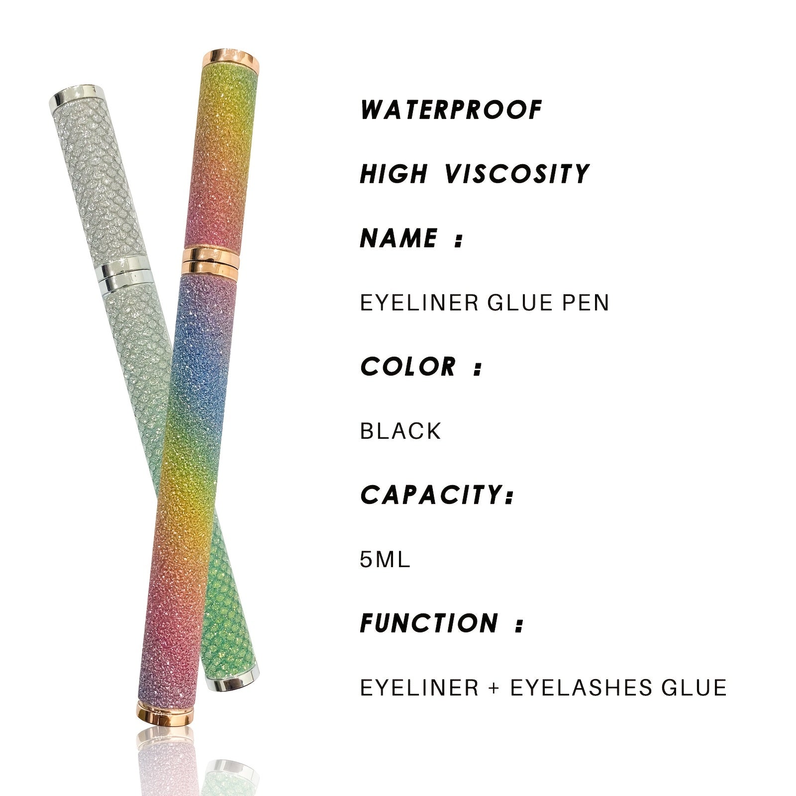 Waterproof Self Adhesive Eyeliner Glue Pen for Eyelash