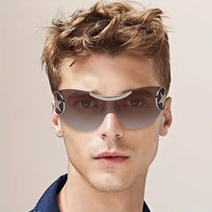 Men's UV Protection Decorative Sunglasses For Outdoor Sports