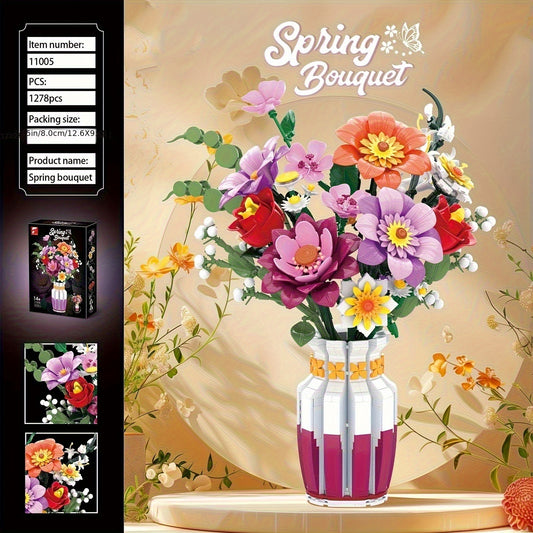 Wildflower Bouquet Set DIY Floral Home Office Decoration Birthday Gift Women