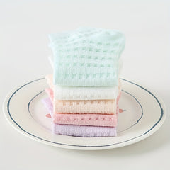 5 Pairs Mesh Low Cut Ankle Socks Women's Stockings