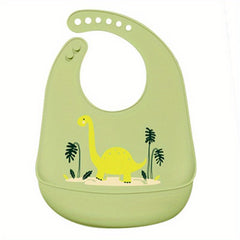 2pcs Silicone Baby Bibs Waterproof Dripping Banana Bibs Cartoon Feeding Bibs