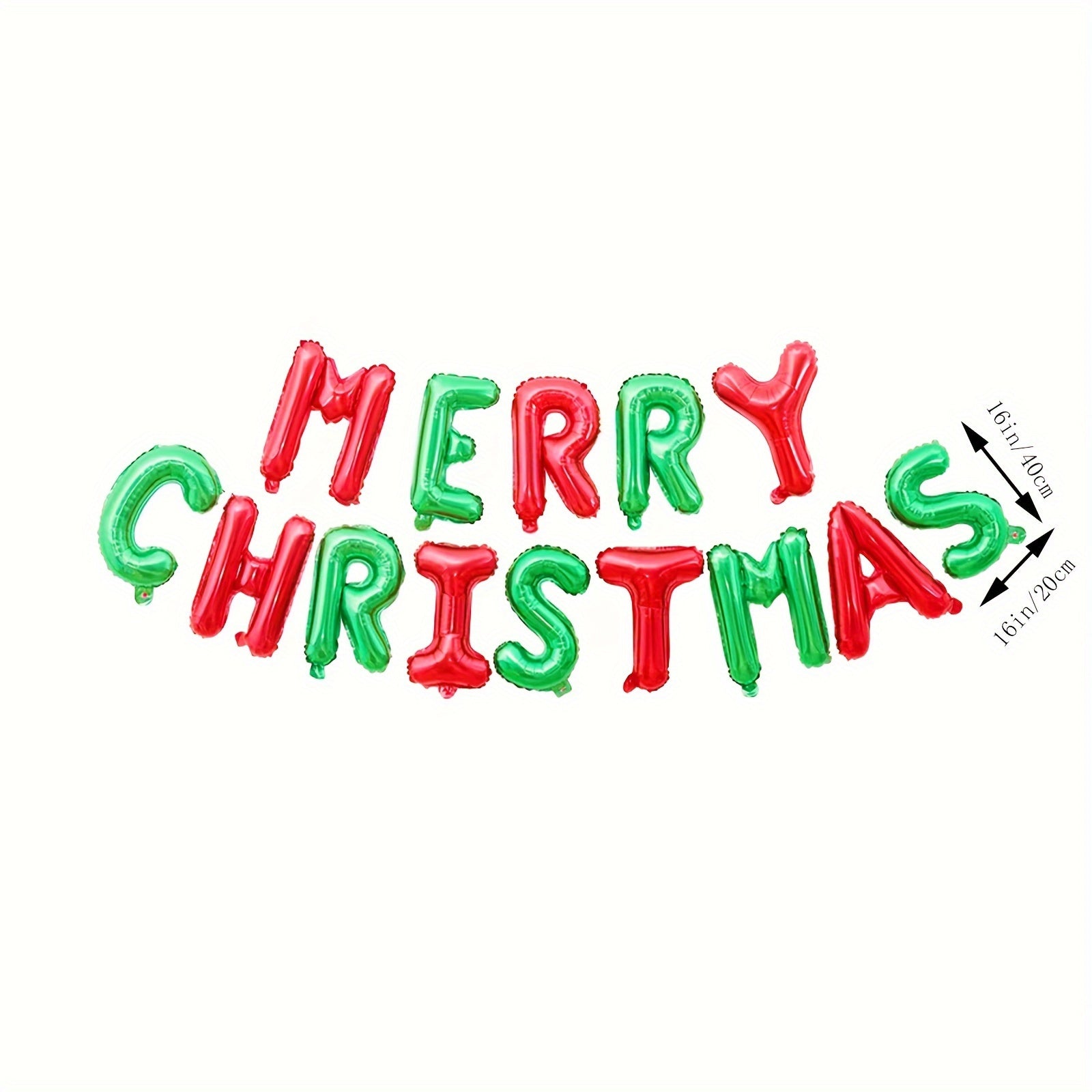 Christmas Laser Green Rain Curtain & Balloon Set