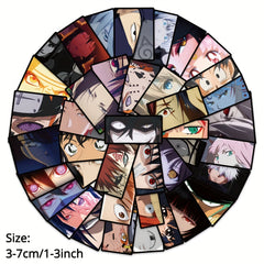 40pcs Anime Character Eyes Graffiti Stickers Waterproof DIY Decor