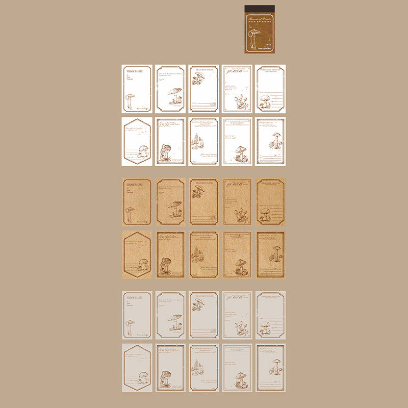 Inviscid Notepad Retro Decorative Paper for Reading Enthusiasts