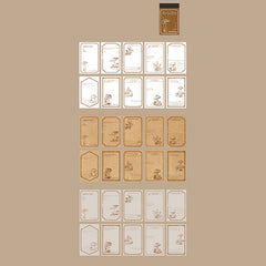 Inviscid Notepad Retro Decorative Paper for Reading Enthusiasts