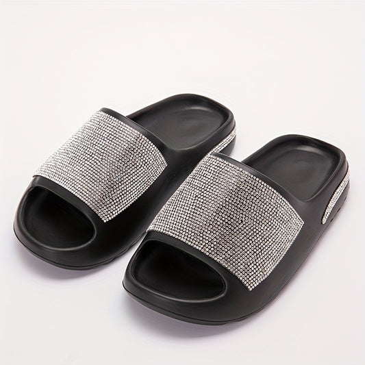 Flag Pattern Open Toe Breathable Slides Soft Sole Slippers