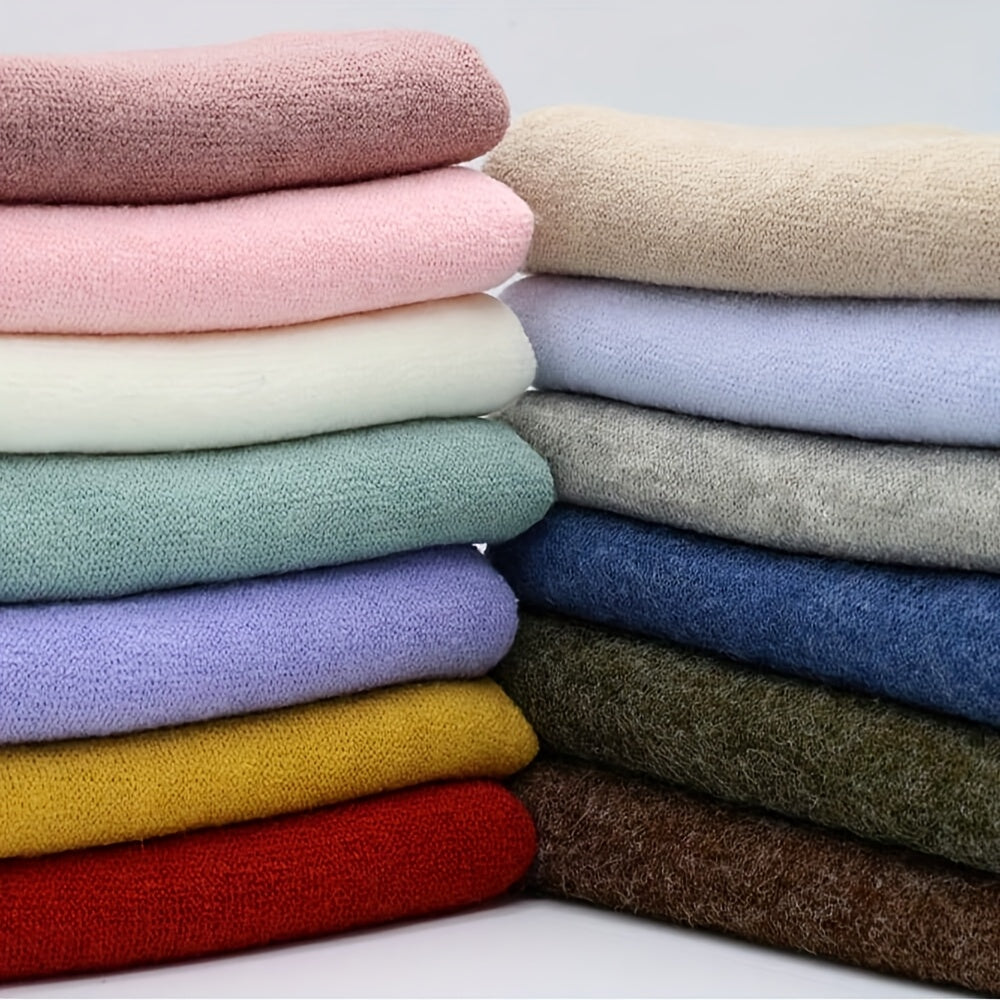 Soft & Stretchy Kids Wrap 139 x 170 Cozy Knit Blanket Khaki