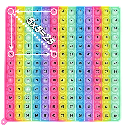 Legendstar 12x12 Multiplication Games Times Table Learning Fidget Toy