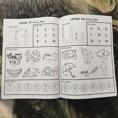 YUYNLEP Alphabet Workbook Tracing & Coloring Activities