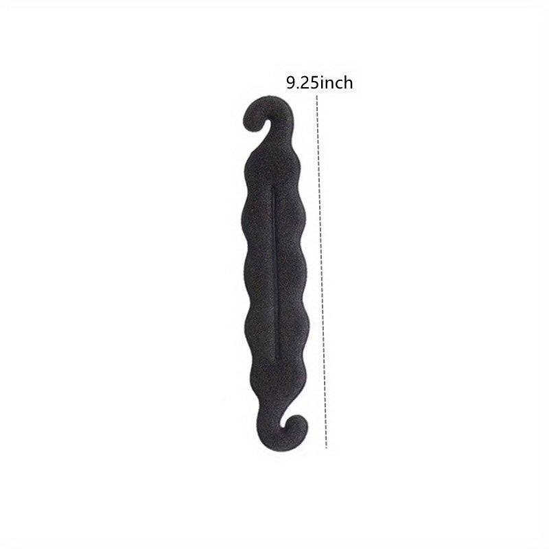 4pcs Solid Hair Bun Maker Sponge Hair Braiding Tool Vintage Magic Hair Styling