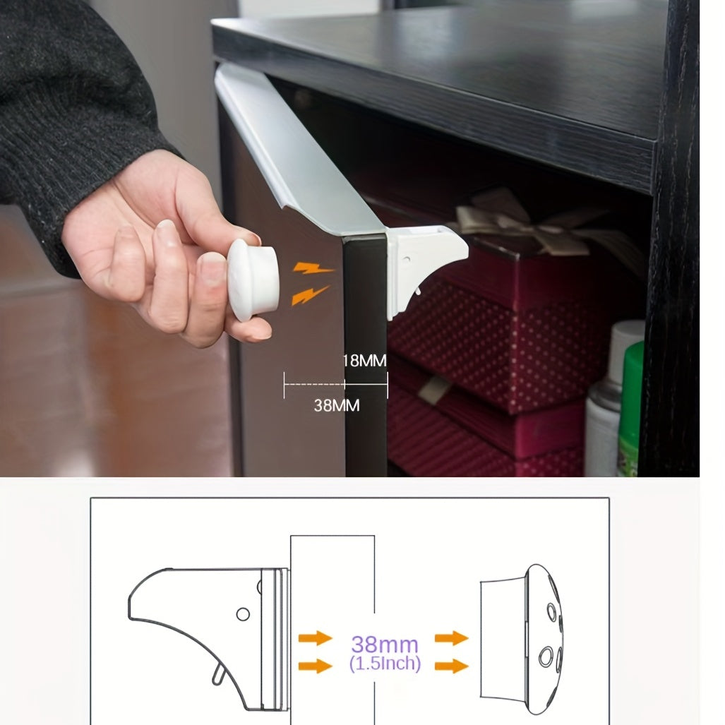 Child Safety Magnetic Drawer Lock Cabinet Door Lock