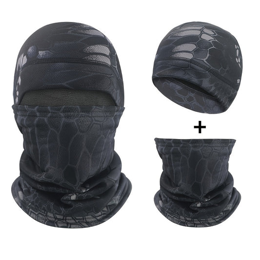 Winter Split Warm Headgear Camo Balaklava Hat