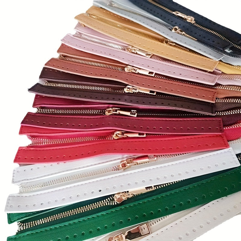 PU Metal Tooth Zipper for Box Bags - Bag Hardware for DIY Bags