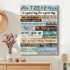 Inspirational Quote Canvas Painting Poster Prints - Home Wall Decoration