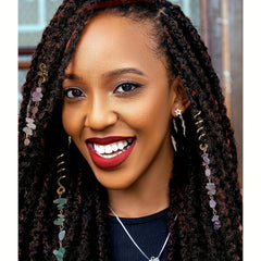 Stone Pendants Braided Hair Access. Dress Up Accessories for Girls Kids