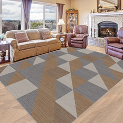 Geometric Checkered Carpet for Modern Home Decoration